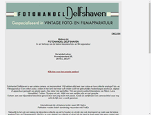 Tablet Screenshot of fotohandeldelfshaven.nl